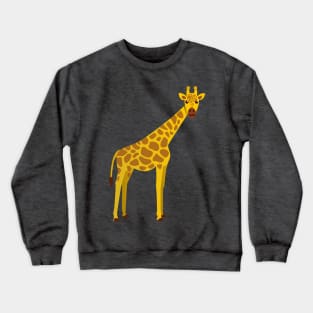 Giraffe - Simple Vector Illustration Crewneck Sweatshirt